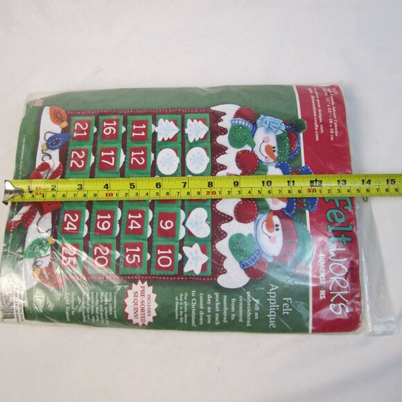 Dimensions Feltworks Snow Friends Advent Calendar Kit #8118 - NEW (Other) - Picture 8 of 8